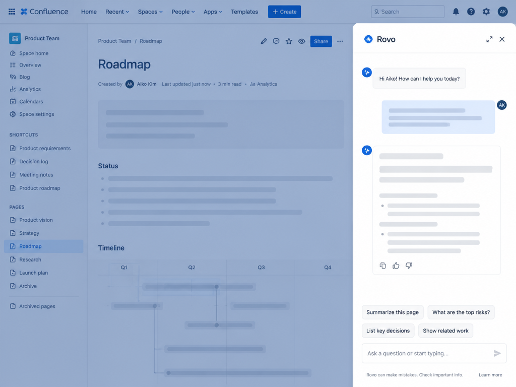 Rovo / Atlassian Intelligence
